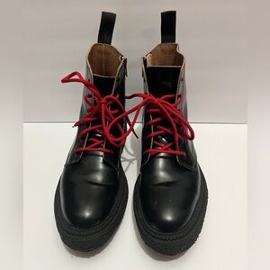Giambattista Valli x H&M Side Zip Leather Boots Black 11.5